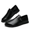 Genuine Leather Men Casual Shoes Handmade Slip On Loafers Versatile Man Moccasins Simple Comfy Male Driving Shoes Walking Flats