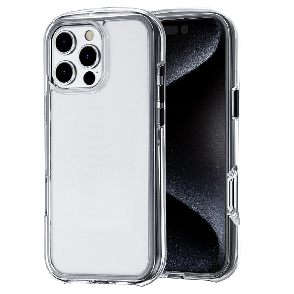For iPhone 16 Pro Case Annular Airbags PC+TPU Shockproof Phone Cover A