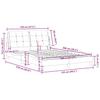 Bed Frame without Mattress  Zadar  Gray 120x200 cm Faux Leather