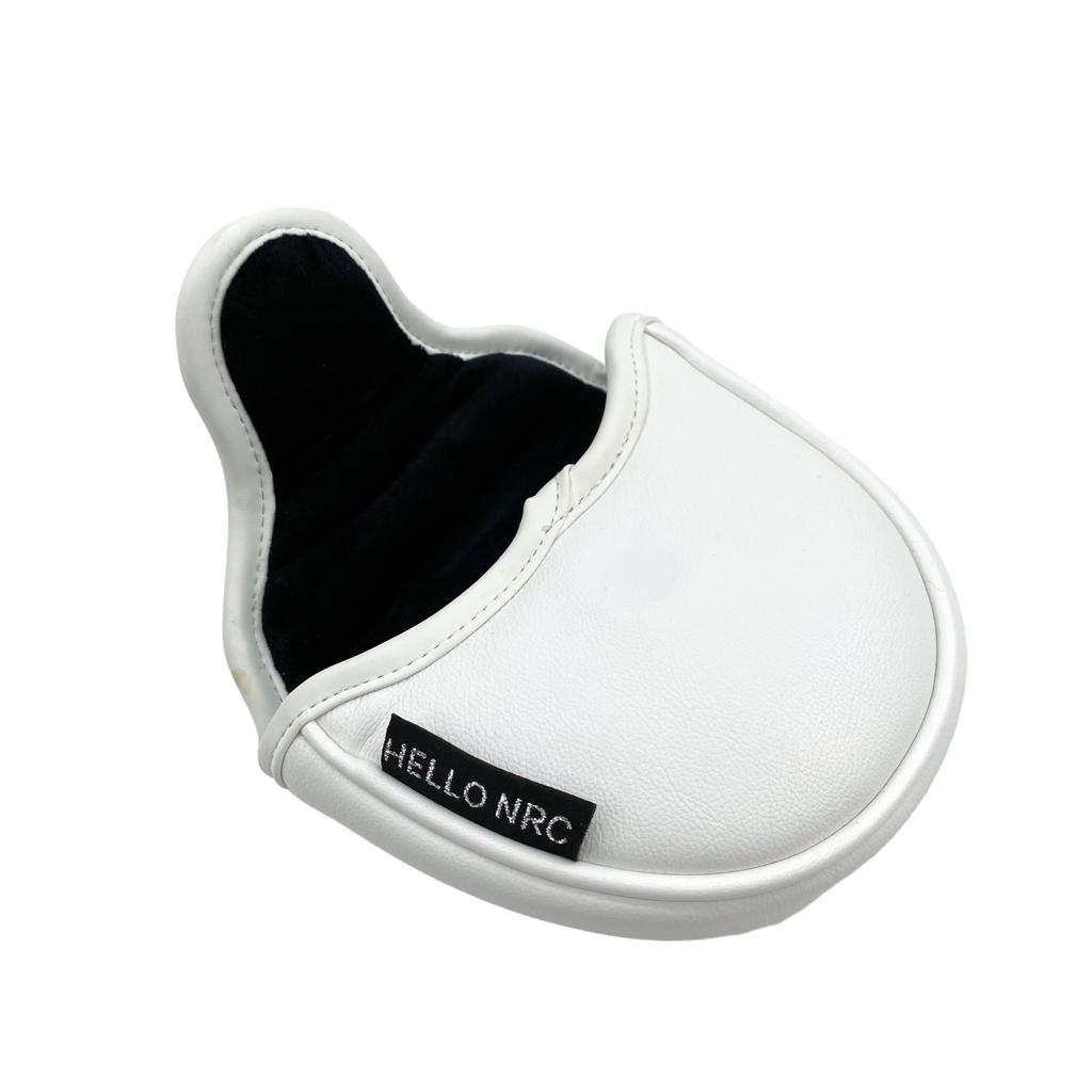 Putter Cover Head Cover Compatible with Odyssey 2 Balls For Mallets Magnetic Type Compatible with Scotty Cameron Odyssey For Pin Type Polar Bear (for