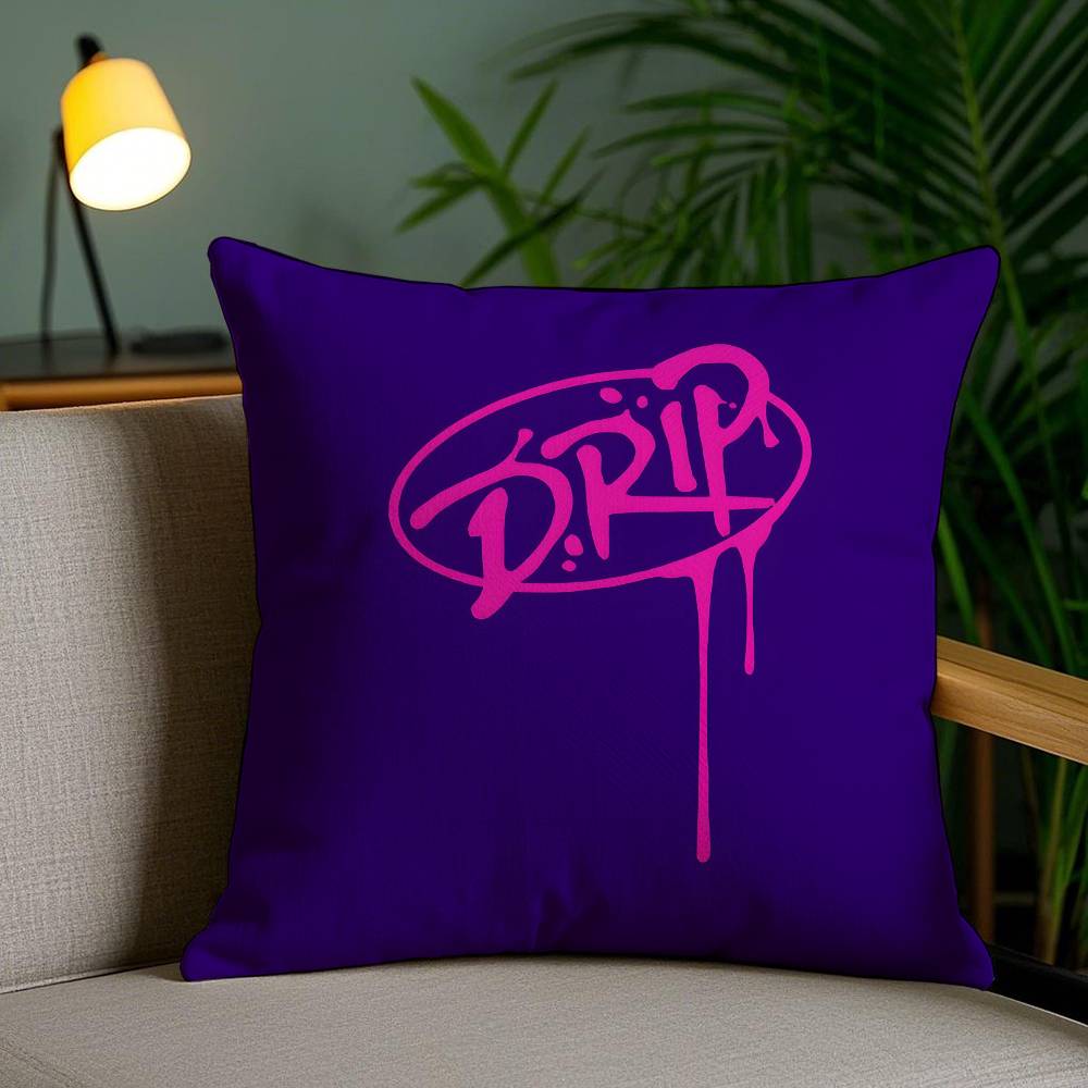 Music Album DRIP B-BabyMonster-MT Cushions Pillow Case Sofa And Living Room Decorative Cushion Covers Dust-proof And Mite-proof
