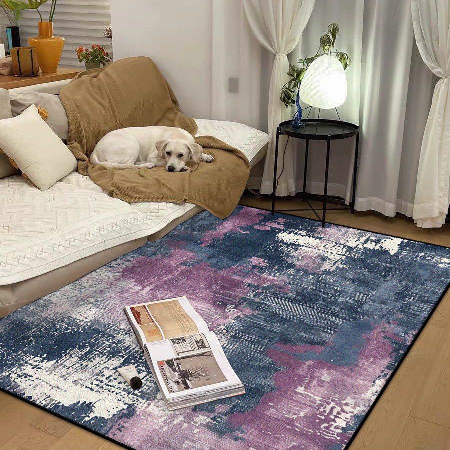 Abstract Simple Style Big Size Carpet Living Room Easy Cleaning Antiskid Room Decor Lounge Rug Soft Washable Coffee Tables Mat