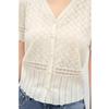 French Style Lace Knit V-Neck Cardigan