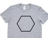Hexagon T-Shirt 2d Shape geometry shirt Mens Womens Gifts - 4683