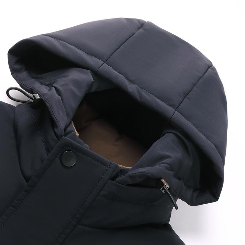 Men's New Winter Down Removable Hooded Vest