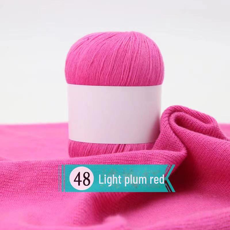 Hand-woven Cashmere Yarn - 3 Ply Soft Wool for Sweaters - Spot Processed Ball of Yarn