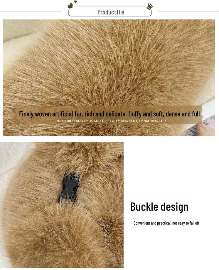 Women's Winter 2024 Plush Hat - Solid Color, Ear Protection, Windproof, Faux Fur Lei Feng Style