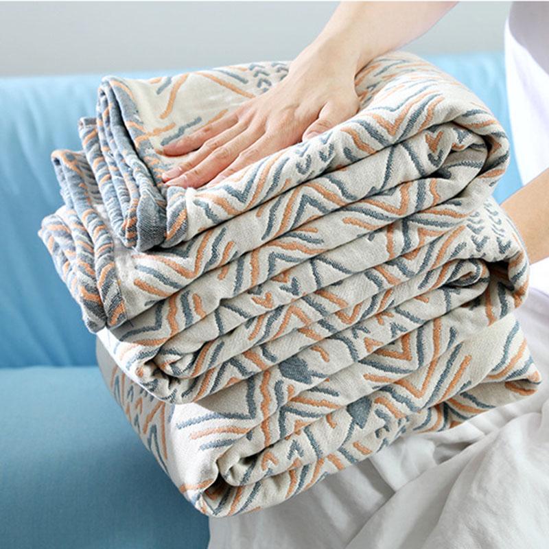 Sofateppe Hjem Piknikmatte Reiseteppe Seng Fortykket Stort mykt teppe Strikket dusk Sofateppe Dekorativt sjal