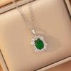 [Titanium Steel] Necklace Women's Copper Micro-inlaid Electroplating Advanced Sense Delicate Clavicle Chain Jewelry