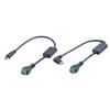 Type C Charging Cable 5V 3A Output From DC5V 24V Input Straight/Elbow Head For Car Battery Solar Plate Power Supply