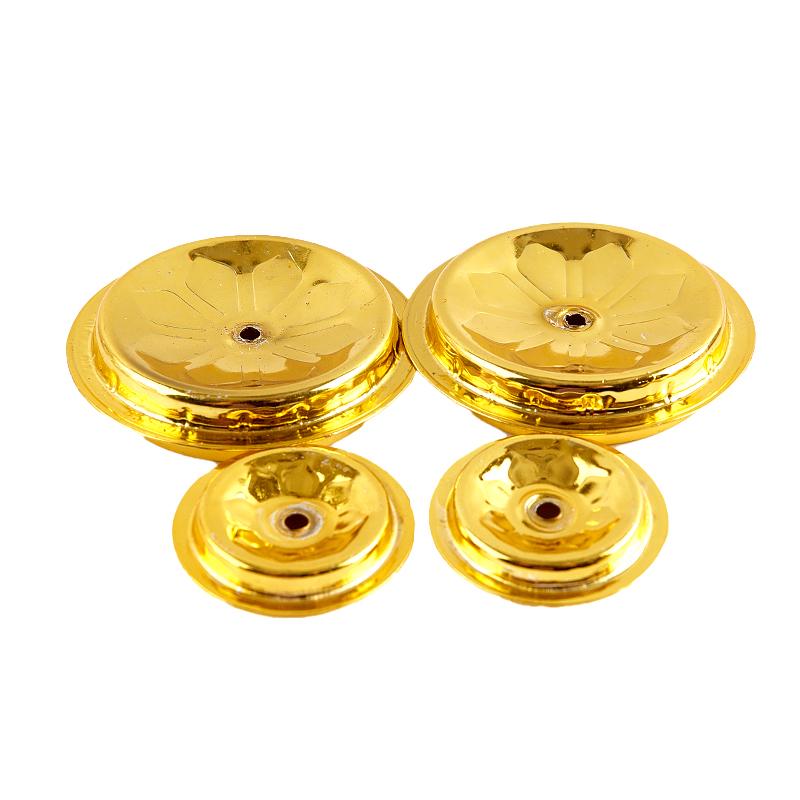 2Pcs Oil Lamp Floating Wick Holders Enshrine Supplies For Buddha Lamp Long Light