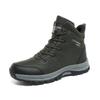 Spring, autumn and winter new hiking shoes men's anti-splashing snow boots sports outdoor shoes velvet men's hiking shoes men