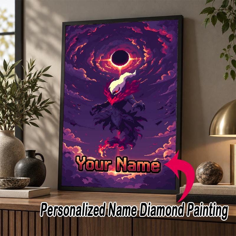 Personalized Darkrai Diamond Art Custom Name 5D Diamond Painting Full Drill DIY Craft