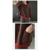 Women S Plus Size Loose Pullover Hooded Sweatshirt With Embroidery