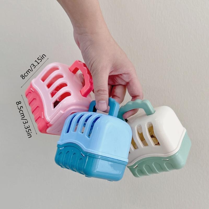Realistic Pet Raise Set for Kids Pet Grooming Toy Mood Appease Child Dog Raise Toy with Carriers Educational Dollhouse