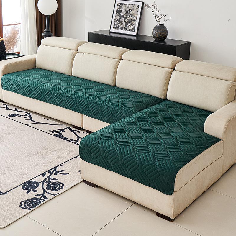 Водонепроницаемый чехол-протектор для дивана для домашних животных нескользящий стеганый коврик для собак кошек детей моющаяся накладка на диван накладка для мебели против царапин серый 70x70cm 275x275in темно-зеленого 2530₽