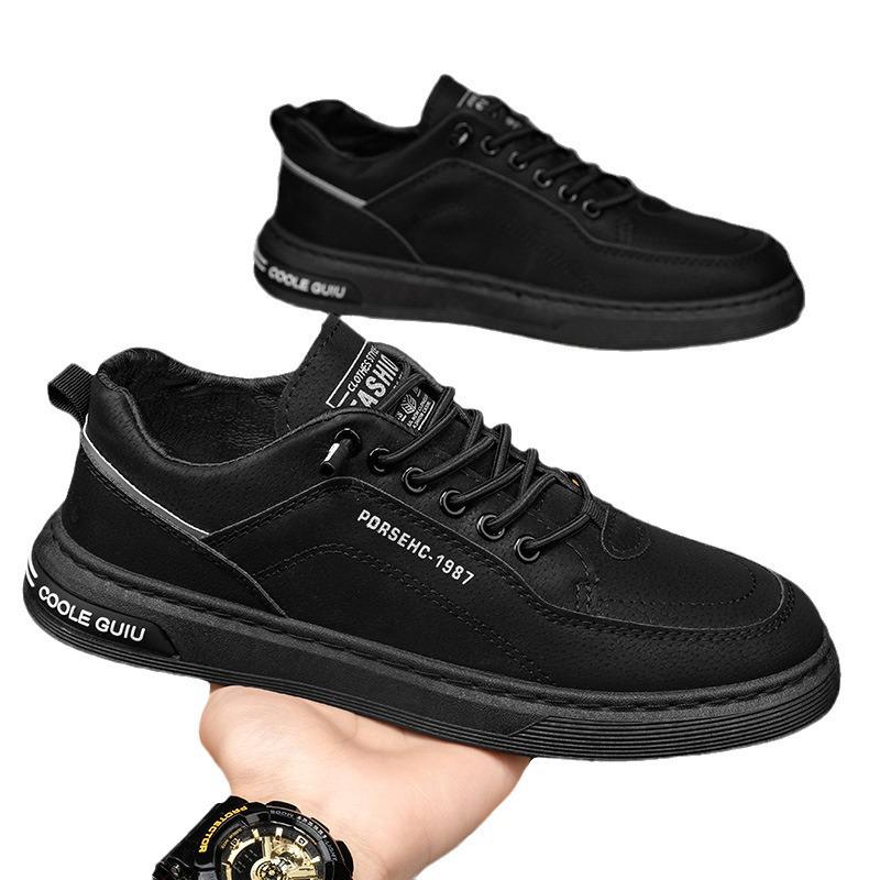 2024 Spring Men's Breathable Sneakers: Trendy, Casual Slip-On Sports Shoes