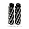 2pcs Bike Pegs Anti Skid Aluminum Alloy Bicycle Footrest Footpegs for Mountain Bikes Standard Axle Bikes Black