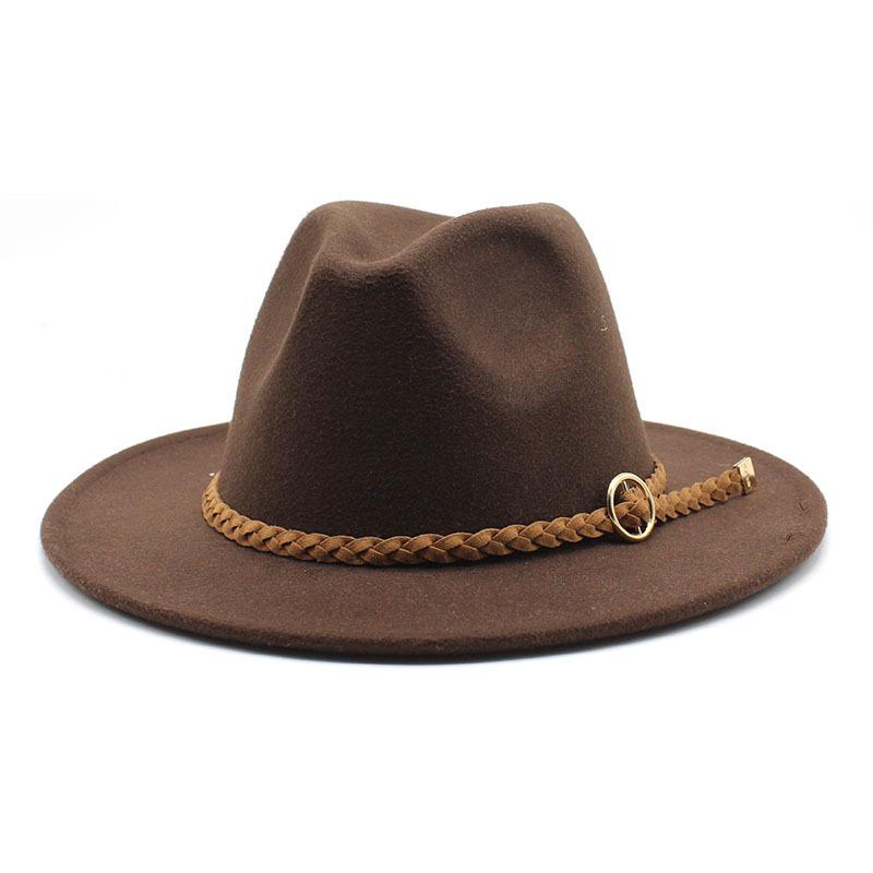 Double Color Black And Red Woolen Felt Hat Party Flat-Brimmed Jazz Top Hat Sample