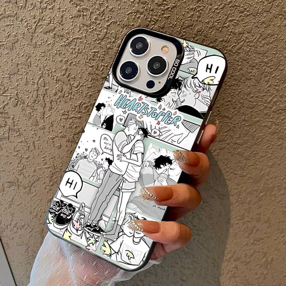 

Love H-HeartstopperS Cute Phone Case For IPhone17 16 15 14 13 12 11 Pro Max Plus Color Matte Fundas iPhone 17