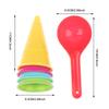 5 Pcs/Lot Cute Ice Cream Cone Scoop Sets Beach Toys Sand Kids Children
