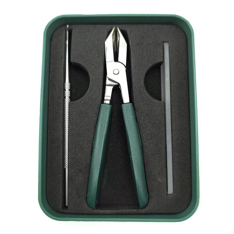 Adlerkralle Nagelknipser für dicke, harte und eingewachsene Nägel mit Spritzschutzdesign, große Größe