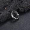 Vintage Stainless Steel Dragon Scale Ring Men Women Punk Hierarchy Ring Fashional Gold Color Cocktail Party Jewelry Hallowmas