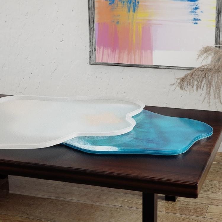 Silicone Irregular Tabletop Mold for Epoxy River Table Making Form Casting