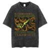 Ich will einen perfekten Körper Ich will eine perfekte Seele T-Shirt Lustige Capybara im japanischen Stil Vintage-gewaschenes T-Shirt Herren Oversized T-Shirts Oberteile