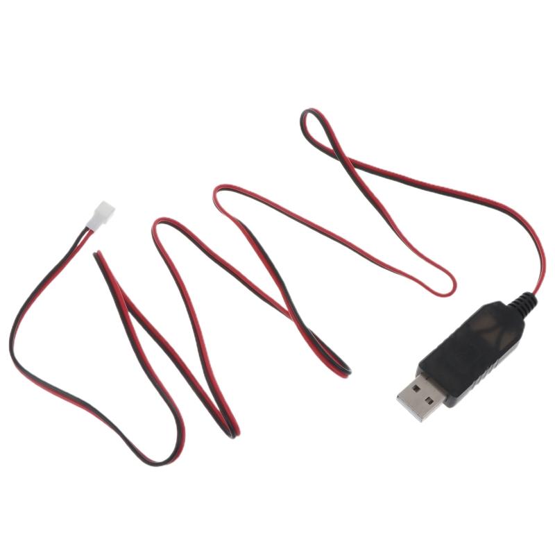 Universal USB to PH2.0 2Pin Charger Cable for 3.7V for Smart Rechargeable Lithium Battery Charging Line Cord 100cm Porta
