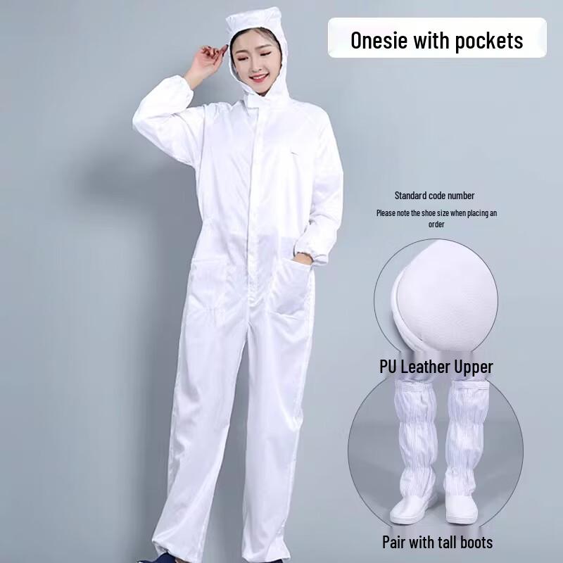 Miao Jiayi Dust-Free Coverall with Pockets