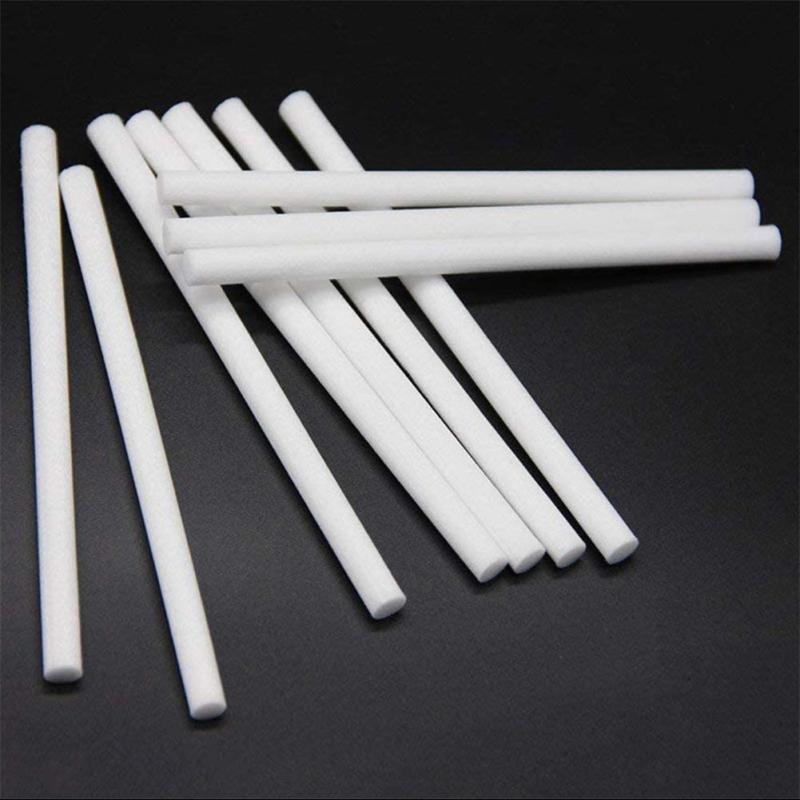 Filtros de humidificador de algodón, varillas de 8mm x 130mm, humidificadores, hisopo de algodón, mechas absorbentes de repuesto