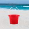 4 Pcs Sand Bucket Beach Plastic Barrel Child Childrens Toys Children’s Sandbox Pail for Kids Buckets