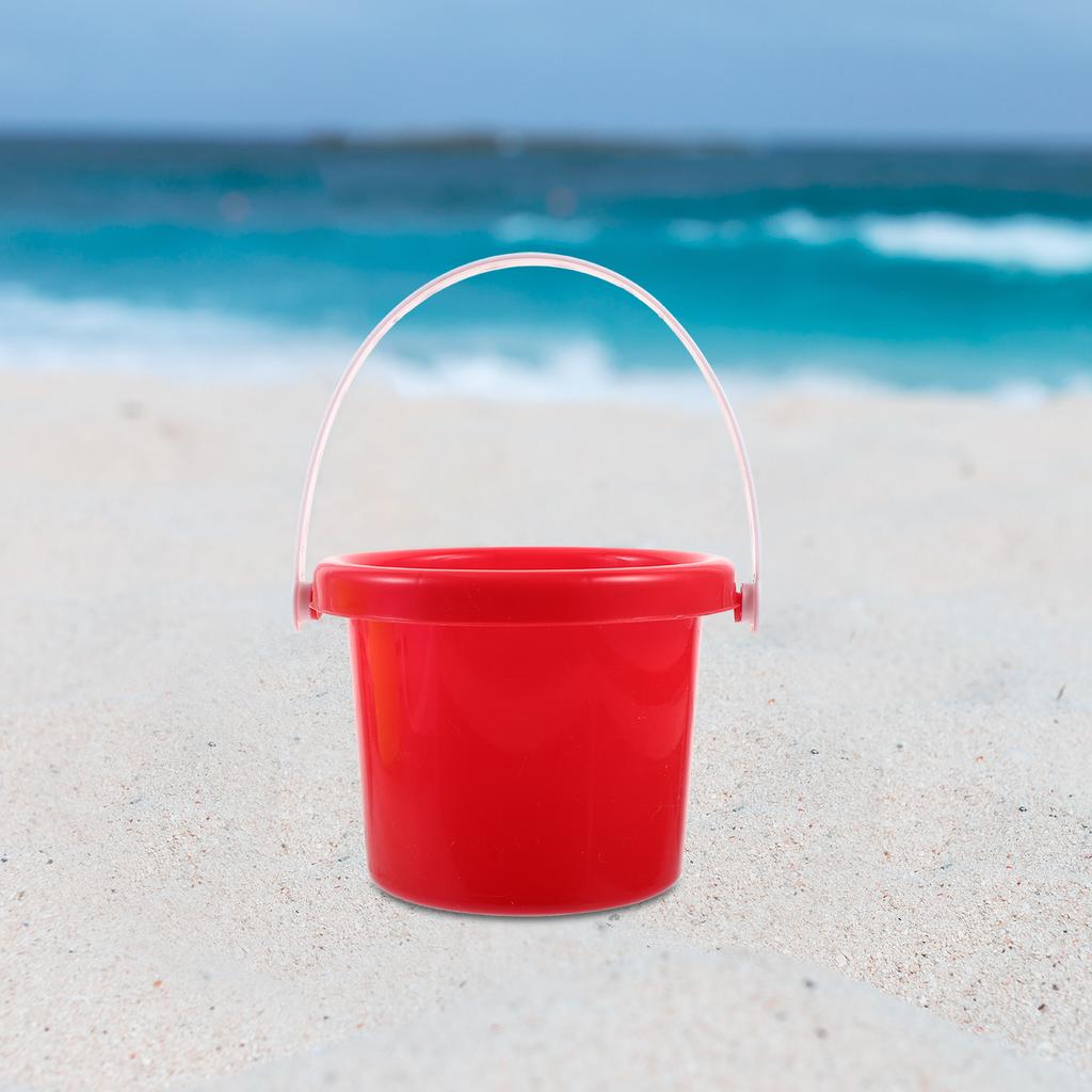 4 Pcs Sand Bucket Beach Plastic Barrel Child Childrens Toys Children’s Sandbox Pail for Kids Buckets