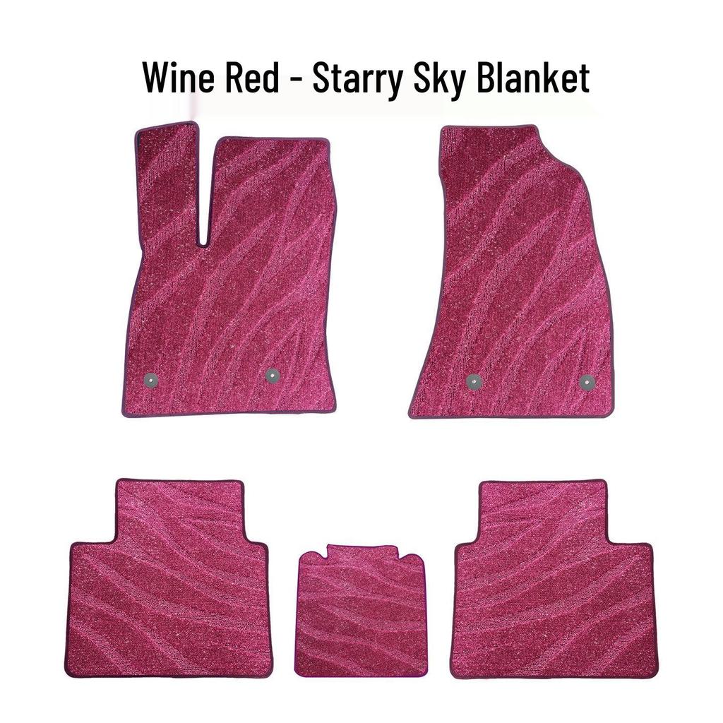 Geely Galaxy A7 Velour Car Floor Mats - Wear-Resistant Star River Carpet