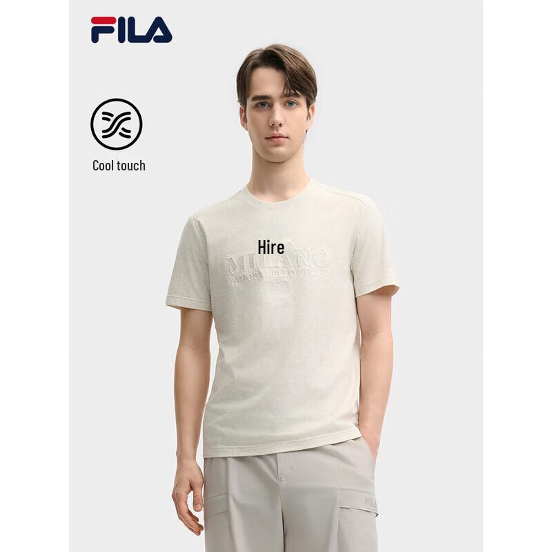 FILA Men s Summer Cool-Touch Embroidered Knit T-Shirt L