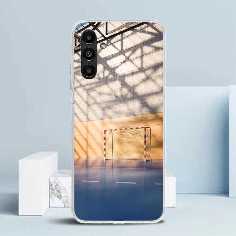 

Handball Sport Cover for Samsung Galaxy A17 A37 A57 A16 A26 A36 A56 A15 A14 A55 Phone Case A13 A53 A25 A35 A24 A34 A23 A33 Galax Samsung A24