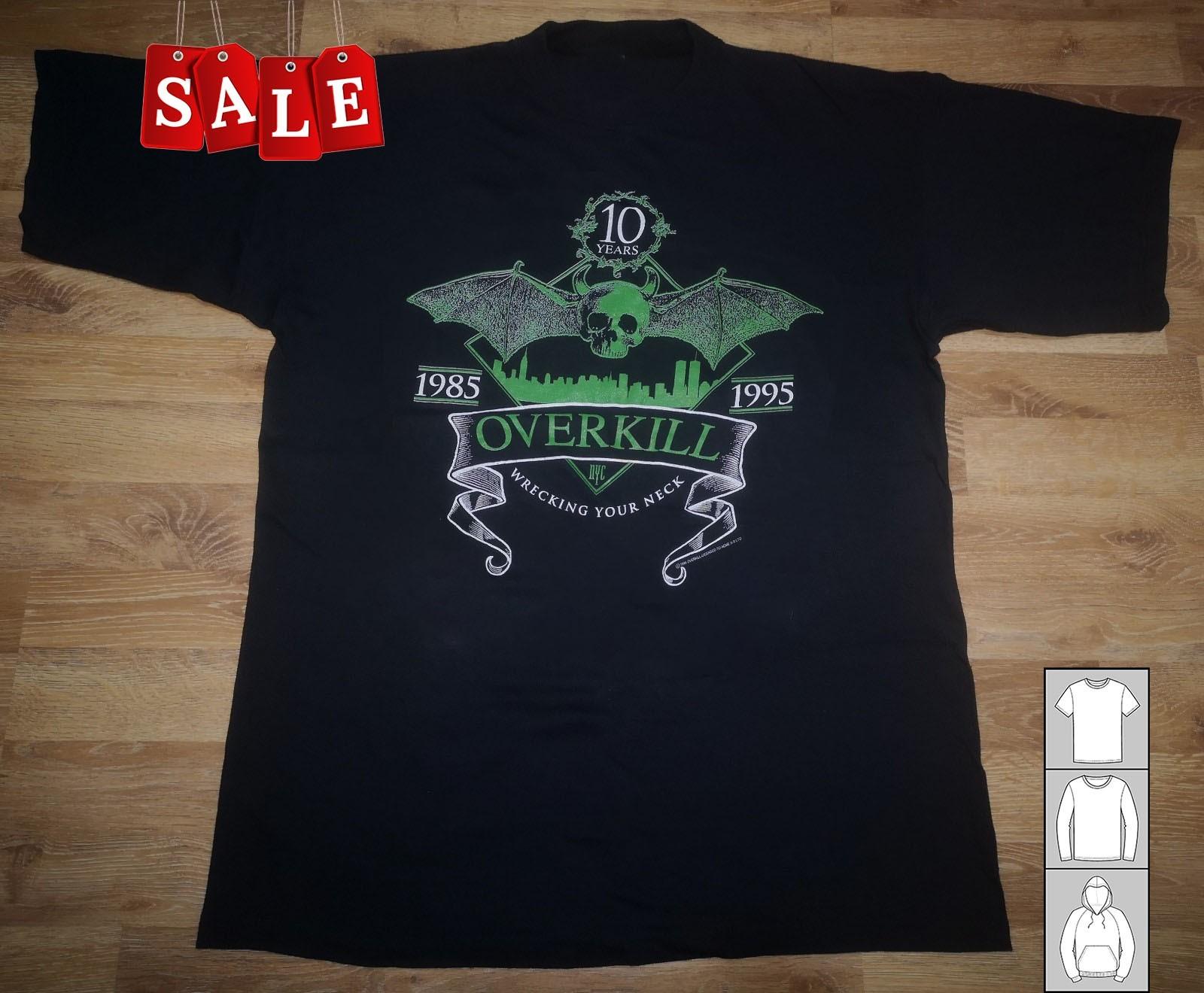 New VINTAGE 90s Overkill Metal Gift For Fans Unisex S-5XL Shirt CA770 S