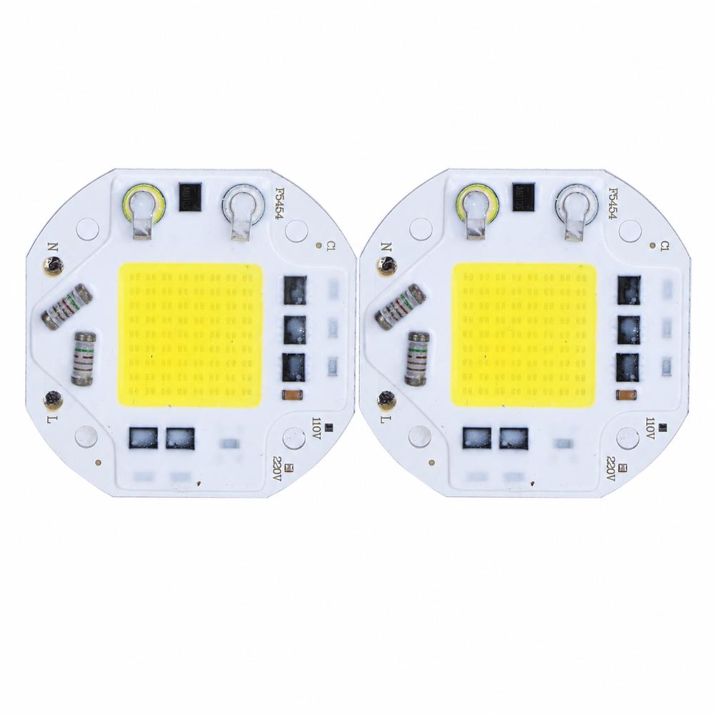 2pcs AC220V COB Spotlight Bulb Integrated Chip Light Source  For Spotlight Floodlight