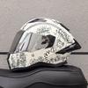 DOT ECE Certified Full Face Motorcycle Helmet Men Women ABS Shell Flip-Up Visor All-Season Use
