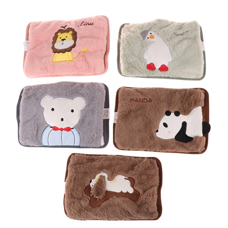 Reusable Electric Hot Water Bag Soft Winter Hand Warmer Hot Water Bottle Rechargeable Warm Hand Pocket Christma Gift