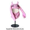 Cartoon Hooded Hat Winter Knit Balaclava Hat for Women Men Keep Neck Warm Hat Cold Weather Cycling Hiking Supplies