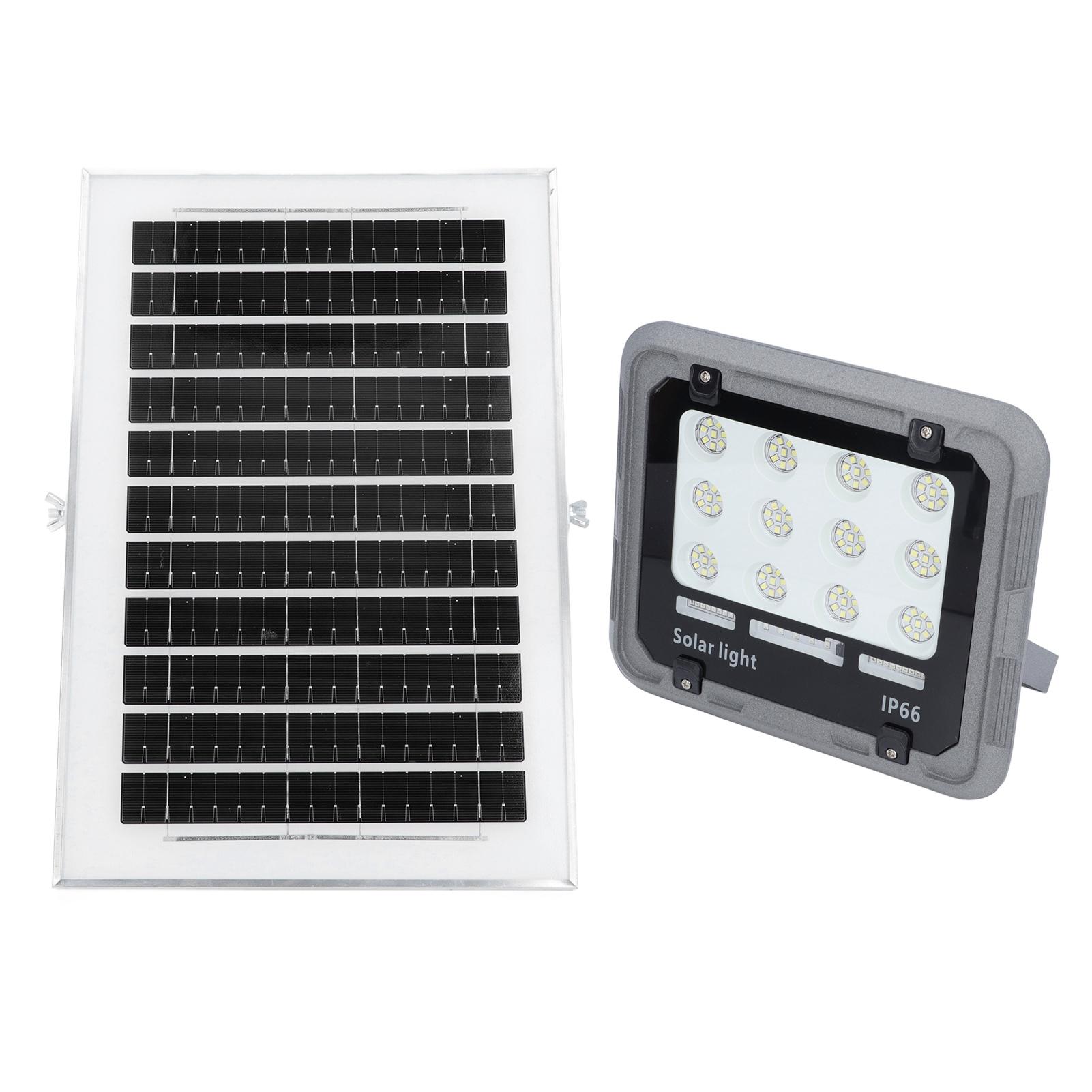 

Светодиодный солнечный светильник 96 светодиодов 100 Вт 1000 лм супер яркий IP66 водонепроницаемый солнечный свет от заката до рассвета с