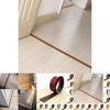 Durable Pvc Transition Strip For Seam Concealment Self Adhesive Design For Modern Home Decor In Bathrooms Living Rooms And Sports Areas