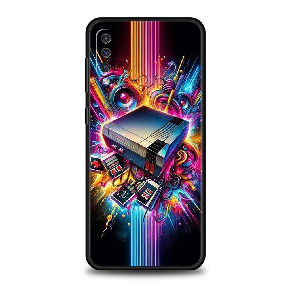 Technology Game Console Phone Case for Samsung Galaxy A56 A36 A26 A16 A34 A24 A42 A22 A20 A12 A40 A30 A10 Soft TPU Cover Shell