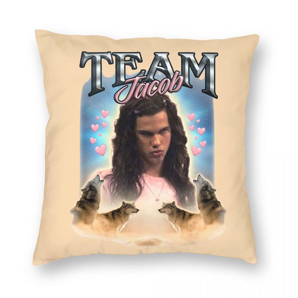 Twilight Saga Comic Retro Pillowcase Printed Polyester Cushion Cover Decoration Throw Pillow Case Cover Home Zippered Xcm