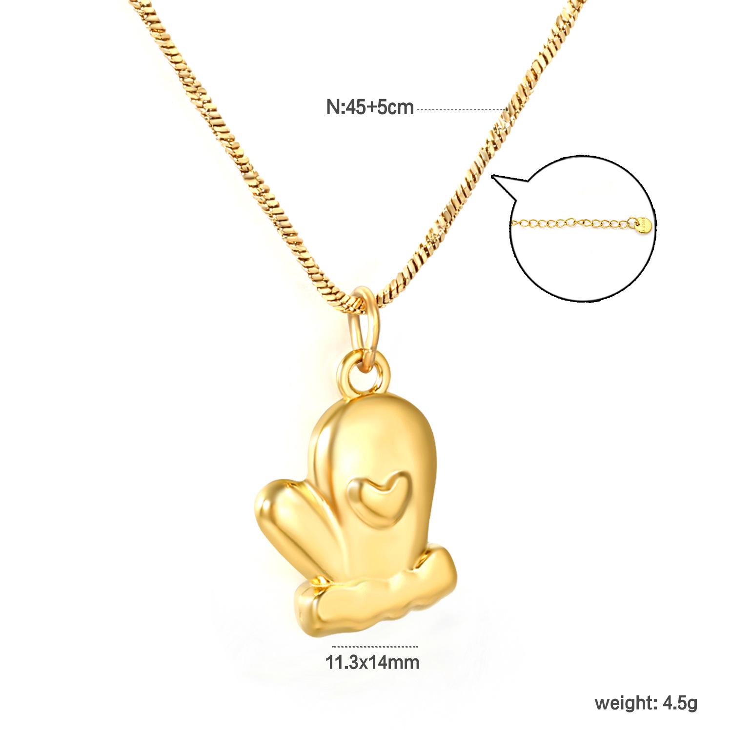 18K Luxury Christmas Eve Clavicle Necklace - Elegant Women s European & American Exclusive