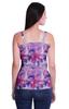 Moomaya Casual Shoulder Strap Flared Hem Cotton Slub Printed Women Summer