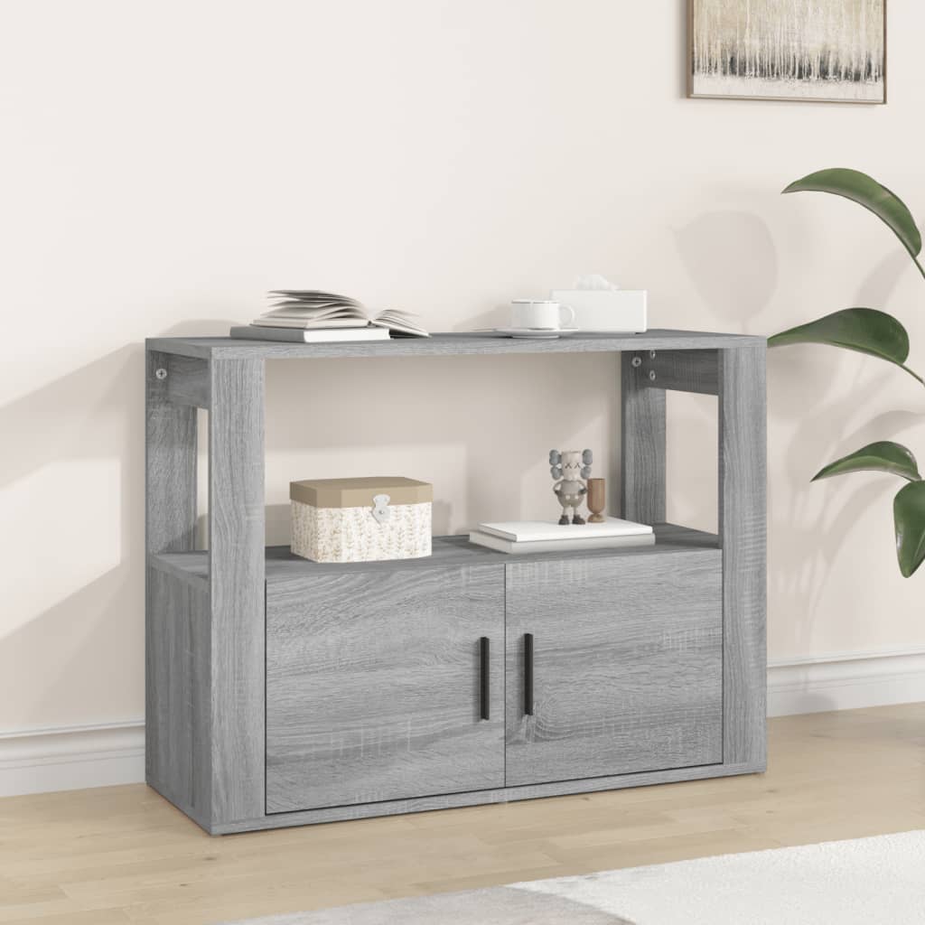 Sideboard Gray Sonoma 80x30x60 cm Particleboard