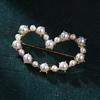 Lanhao Hot-Selling Pearl Swan Rhinestone Flower Brooch - Japanese & Korean Fashion Accessories for Women